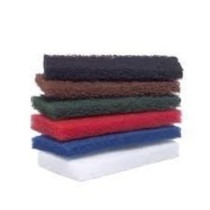 Schrobpad Randreiniger 11,5x25cm Doos 10 stuks - Diverse Kleuren