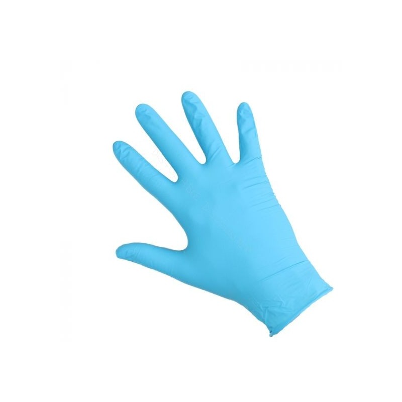 Handschoen Nitril Ongep. Blauw S 100 stuks