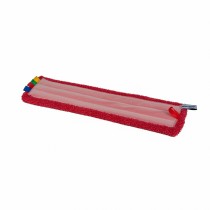 Wecoline Microvezel Vlakmop met Klittenband 45cm Rood Pak 5 stuks