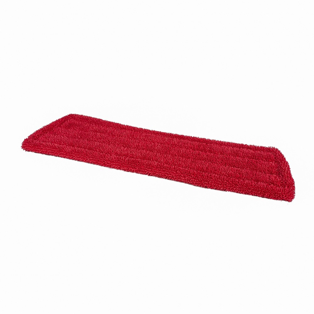 Wecoline Microvezel Vlakmop met Klittenband 45cm Rood Pak 5 stuks