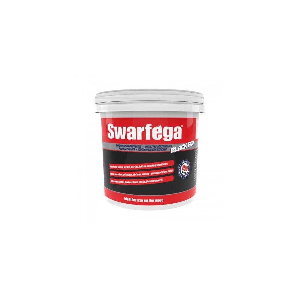 Deb Swarfega Black Box Heavy Duty Wipes Emmer 150 Doekjes