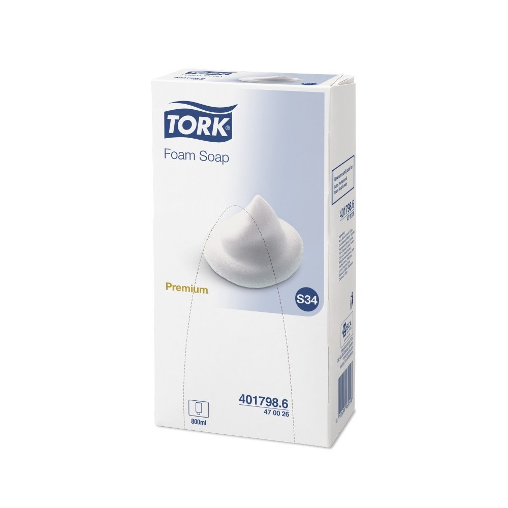 Tork Premium Foam Zeep Doos 6x800ml S34