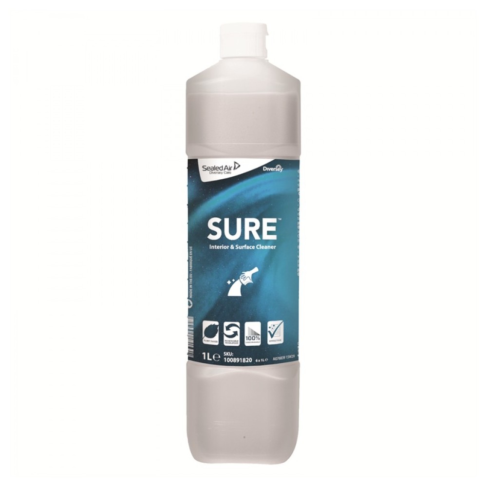 SURE Interior & Surface Cleaner Doos 6x1L