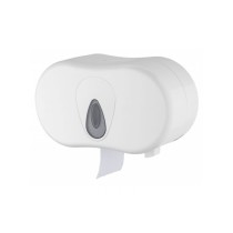 All Care PlastiQline 2-rols Toiletrolhouder Kunststof Wit (Standaard), PQTMDuo