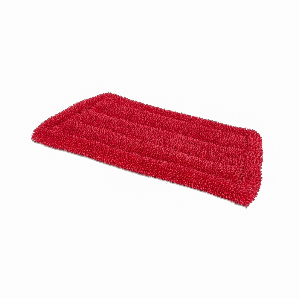 Wecoline Microvezel Vlakmop met Klittenband 28cm Rood Pak 5 stuks