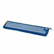 Wecoline Microvezel Vlakmop met Klittenband 63cm Blauw Pak 5 stuks