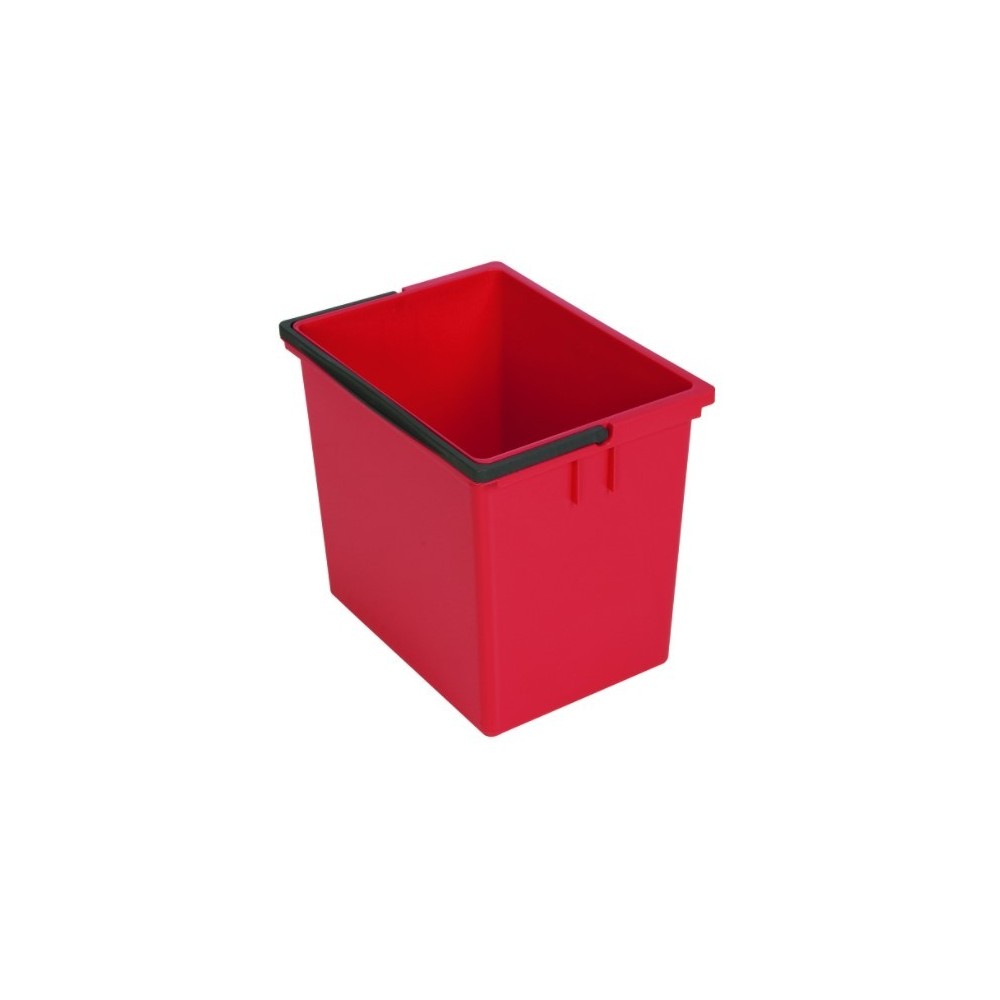 Vermop Emmer 17L Zwart/Rood t.b.v. Shopster