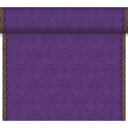 Duni Dunicel Tafelloper Rol 24mx40cm (Perforatie 1,20m) Festive Charme Velvet - Op is op