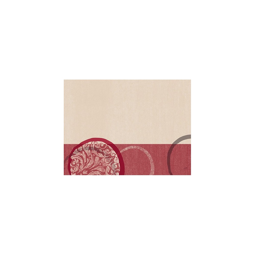 Duni Papieren Placemats 30x40cm Orbit Bordeaux Pak 250 stuks - Op is op