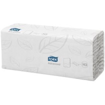 Tork Advanced Soft Singlefold Handdoekpapier 2-lgs 23x22,6cm Doos 15x250 stuks H3