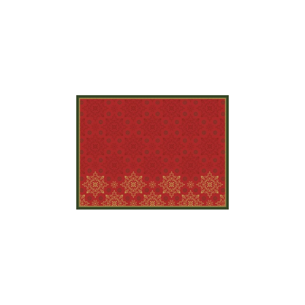 Duni Dunicel Placemats 30x40cm Xmas Deco Red Pak 100 stuks - Op is op