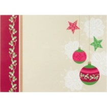 Tork Papieren Placemats 30x42cm Joyful Christmas Pak 100 stuks - Op is op