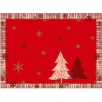 Duni Dunicel Placemats 30x40cm Winterly Red Pak 100 stuks - Op is op