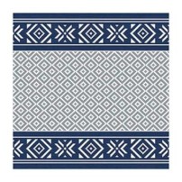 Duni Celstof Servetten 33x33cm 3-lgs 1/4-vouw Winter Feeling Blue Pak 50 stuks - Op is op