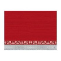 Duni Papieren Placemats 30x40cm Winter Feeling Red Pak 250 stuks - Op is op