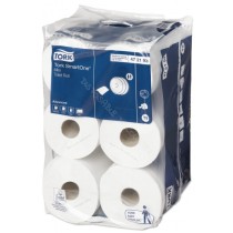 Tork Advanced SmartOne Mini Toiletpapier 2-lgs Baal 12 rollen T9