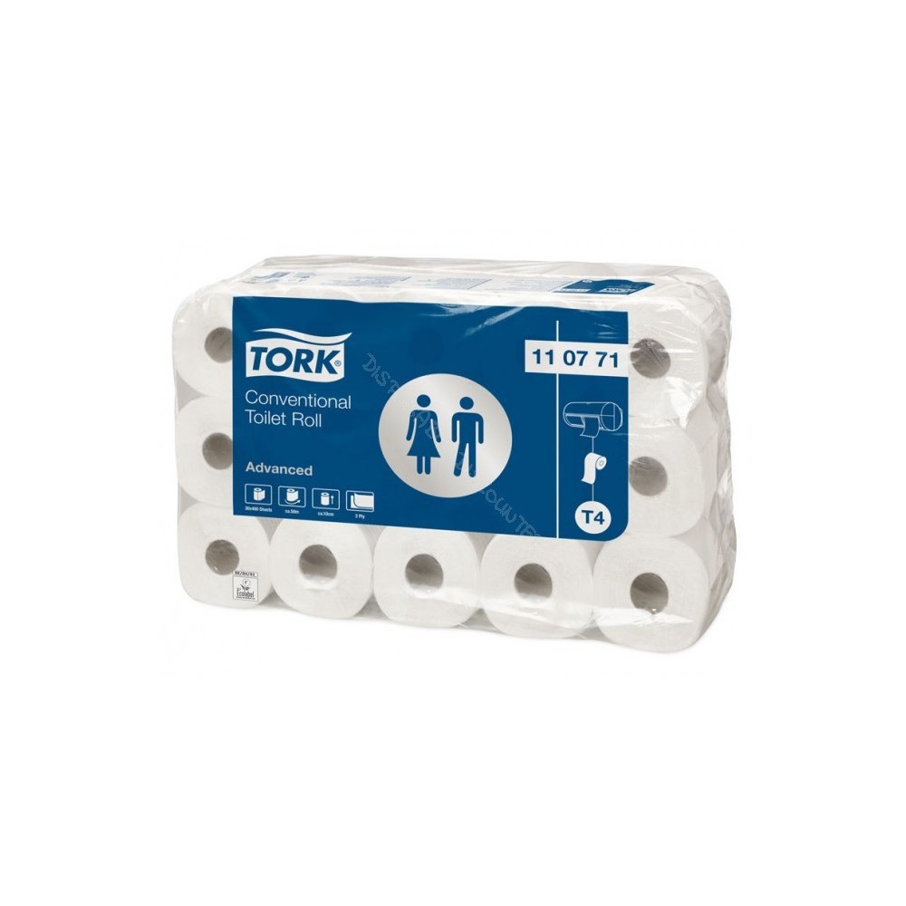 Tork Advanced 2-lgs Toiletpapier 12x4 rollen 200 vellen T4