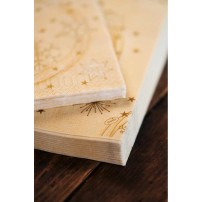 Duni Dunicel Tafelloper Rol 24mx40cm (Perforatie 1,20m) Star Shine Cream