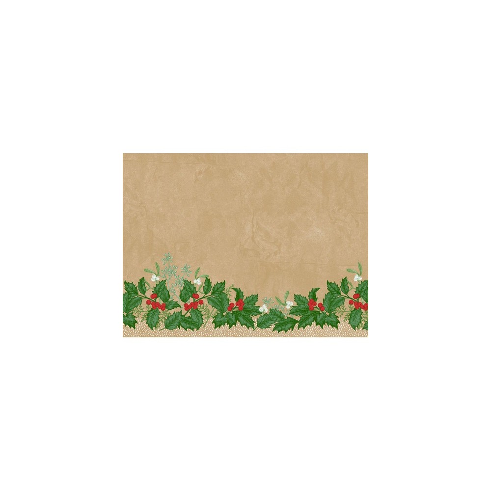 Duni Papieren Placemats 30x40cm Snowy Berries Pak 250 stuks - Op is op