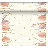Duni Dunicel Tafelloper Rol 24mx40cm (Perforatie 1,20m) Willow Easter
