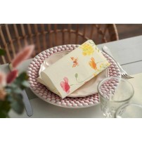 Duni Dunicel Tafelloper Rol 24mx40cm (Perforatie 1,20m) Poppy Field