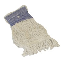Strengenmop Katoen met Band en Schuurvlies 450gr