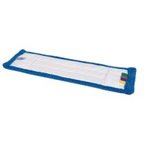 Wecoline Microvezel Vlakmop met Pockets 42cm Blauw Pak 5 stuks