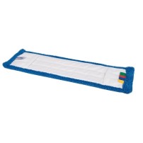 Wecoline Microvezel Vlakmop met Pockets 42cm Blauw Pak 5 stuks