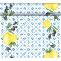 Duni Dunicel Tafelloper Rol 24mx40cm (Perforatie 1,20m) Mediterrian