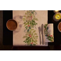 Duni Dunicel Napperons 84x84cm Winter Greenery Pak 10 stuks