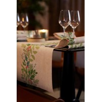Duni Dunicel Napperons 84x84cm Winter Greenery Pak 10 stuks