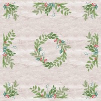 Duni Dunicel Napperons 84x84cm Winter Greenery Pak 10 stuks