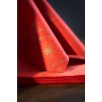 Duni Dunicel Placemats 30x40cm Star Shine Red Pak 100 stuks