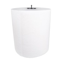 Rol-o-matic Handdoekrol 2-lgs Cellulose Wit 21cmx140m Pak 6 rollen