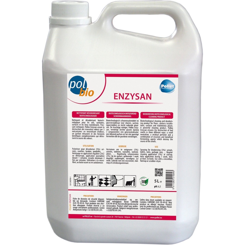 Pollet PolBio Odor Control Enzysan Ontgeurder Doos 2x5L