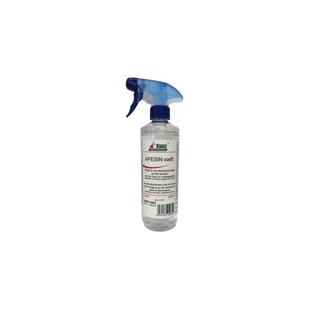 Tana Apesin Swift Desinfectiemiddel op Alcoholbasis Sprayflacon 500ml