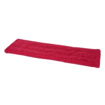 Wecoline Microvezel Vlakmop met Pockets en Flaps 40cm Rood Pak 5 stuks